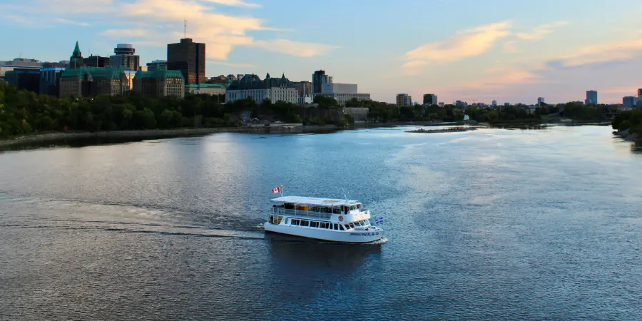 Boat on Ottawa River